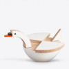 Kutulu Wooden Toy - Labu Bird (White)