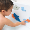 Quut Bath Toy Puzzle Set - Shark Shapes