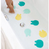 Quut Bath Anti Slip Grippi - Jellyfish 8pcs (Minty Yellow)