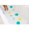 Quut Bath Anti Slip Grippi - Jellyfish 8pcs (Minty Yellow)