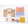 Sozo DIY Sewing Kit Pillow - Kitten Striped Shirt