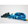 DJ Tech Tools Chroma Cable USB (A-B) Right Angled 1.5m (Blue)