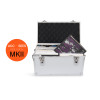 Acc-Sees Pro Vinyl 45 Record Case x100 (Silver) MkII