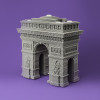 Cartonic 3D Sculpture Puzzle Arc De Triomphe Paris