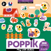 Poppik Sticker Cards Set - Baby - Baby Animals