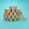 Uncle Goose Wooden Blocks - Classic ABC with Canvas Bag