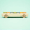 Uncle Goose Wooden Blocks - Classic ABC with Pull Wagon