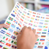 Poppik Discovery Sticker Poster - Flags