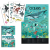 Poppik Discovery Sticker Poster - Oceans