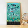 Poppik Discovery Sticker Poster - Oceans