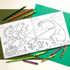 Amelie Legault Colouring Book - Dinosaurs