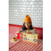 Kiko & gg Wooden Toy - Tape Recorder (Yellow)