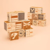 Uncle Goose Wooden Blocks - Fossil