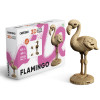 Cartonic 3D Sculpture Puzzle Flamingo