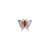 Studio Roof Insects - Gold Rim Butterflies set of 3