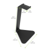 Kanto H1 Headphone Stand  (Black)