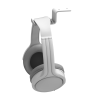 Kanto Under Desk Headphone Hanger (White)