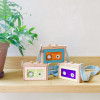 Kiko & gg Wooden Toy - Mini Tape Recorder (Blue)