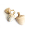 Kiko & gg Wooden Toy - Dongri Acorn Spinning Top (Gold-Silver)