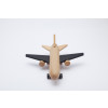 Kiko & gg Wooden Toy - Hikoki Jet Plane (Black)