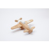 Kiko & gg Wooden Toy - Hikoki Propeller Plane (White)