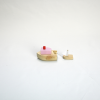 Kiko & gg Wooden Toy - Ofune Wind-Up Boat (Pink)