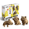 Cartonic 3D Sculpture Puzzle Kittens Trio