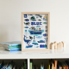 Poppik Mini Discovery Poster - Seaside (Blue)