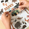 Poppik Mini Discovery Poster - Savannah (Brown)