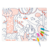 Super Petit x Moulin Roty Colouring Mat Set - Les Toupitis