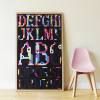 Poppik Creative Sticker Poster - Alphabet