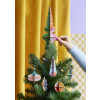 Studio Roof Christmas Ornament Set - Polka Festive