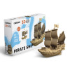 Cartonic 3D Sculpture Puzzle Pirate Ship