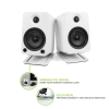 Kanto Desktop Speaker Stands S4 (White)