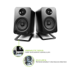 Kanto Desktop Speaker Stands S4 (Black)