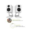 Kanto Elevated Desktop Speaker Stands SE2 (White)