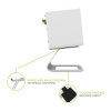 Kanto Elevated Desktop Speaker Stands SE2 (White)