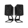 Kanto Elevated Desktop Speaker Stands SE4 (Black)