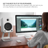 Kanto Elevated Desktop Speaker Stands SE6 (White)