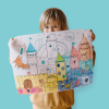 Super Petit Colouring Mat Set - Artiste Castle