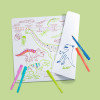 Super Petit Colouring Mat Set - Learn & Play Age Of The Dinosaurs