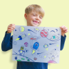 Super Petit Colouring Mat Set - Artiste Into Space