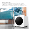 Kanto SUB8 Vinyl Subwoofer Matte (White)