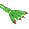 UDG Ultimate Cable RCA - RCA Straight 1.5m (Green)