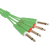 UDG Ultimate Cable 1/4'' Jack - 1/4'' Jack 1.5m (Green)