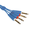 UDG Ultimate Cable 1/4'' Jack - 1/4'' Jack 1.5m (Blue)