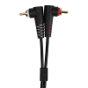 UDG Ultimate Cable RCA Straight - RCA Angled 3m (Black)