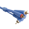 UDG Ultimate Cable RCA Straight - RCA Angled 3m (Blue)