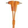 UDG Ultimate Cable RCA Straight - RCA Angled 3m (Orange)