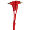 UDG Ultimate Cable RCA Straight - RCA Angled 3m (Red)